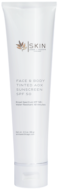 Face & Body Tinted AOX Sunscreen SPF 50
